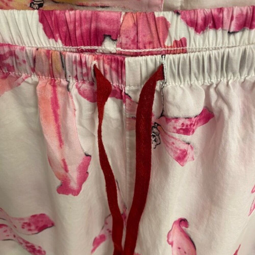 The Cat’s Pajamas Floral and Dragonflies Women’s Pajamas Set Size M - Picture 4 of 7